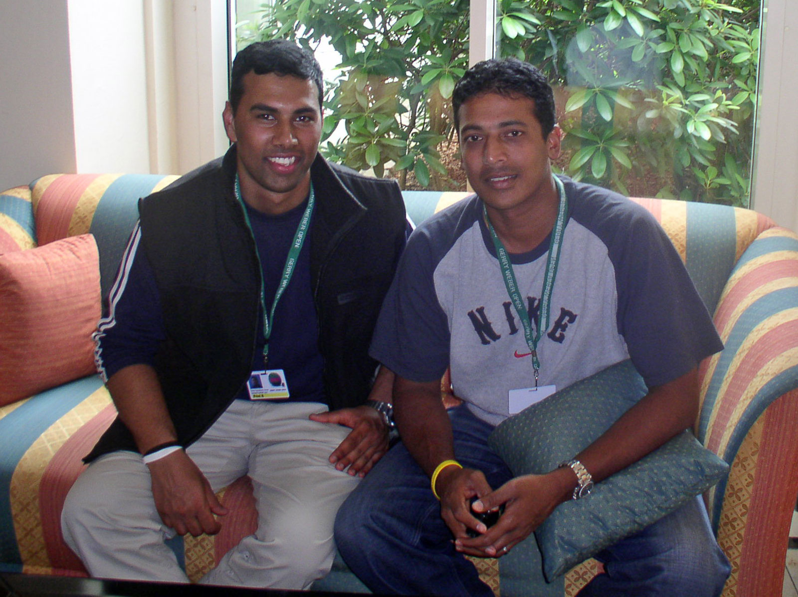 Chris Punnakkattu Daniel in exchange with Indian tennis legend and multiple Grand Slam winner Mahesh Bhupathi.