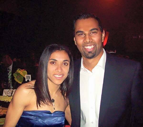 Chris Punnakkattu Daniel meeting Brazilian football icon and six-time FIFA World Player of the Year Marta Vieira da Silva.